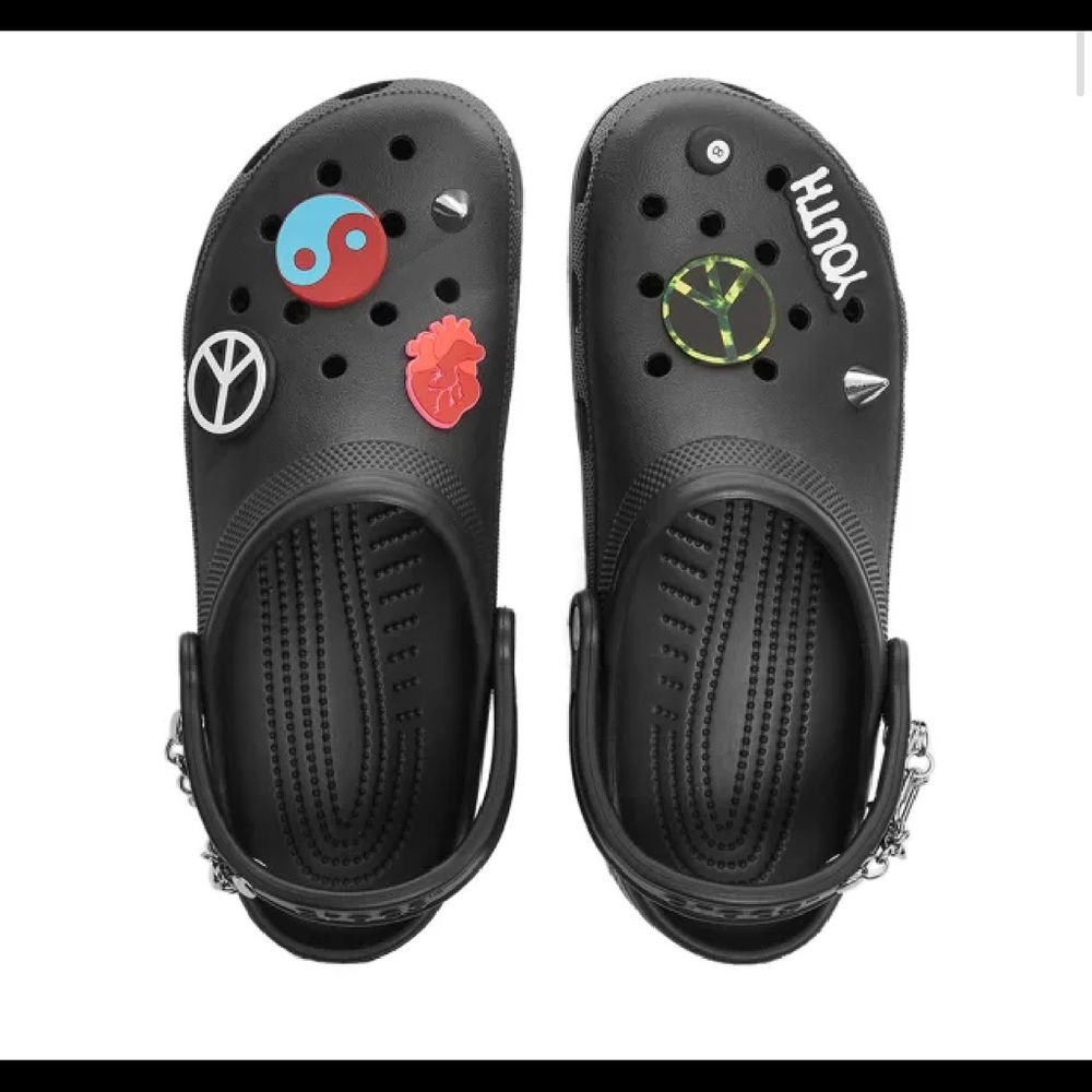 New exclusive limited peace crocs M5/W7 - Picture 1 of 11
